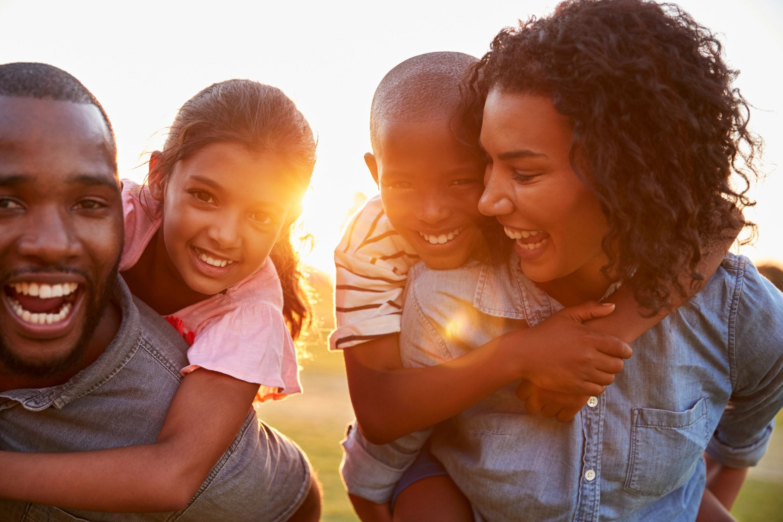 Family enjoying time together